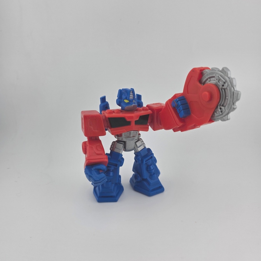 Hasbro Transformers Rescue Bots Optimus Prime Saw Arm Action‎ Figure Pre-Owned
